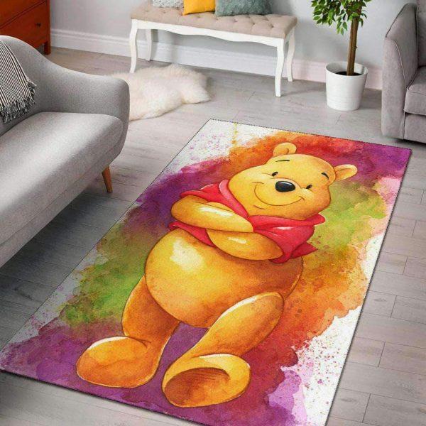 Pooh Cute Portrait Home Decor Rectangle Area Rug