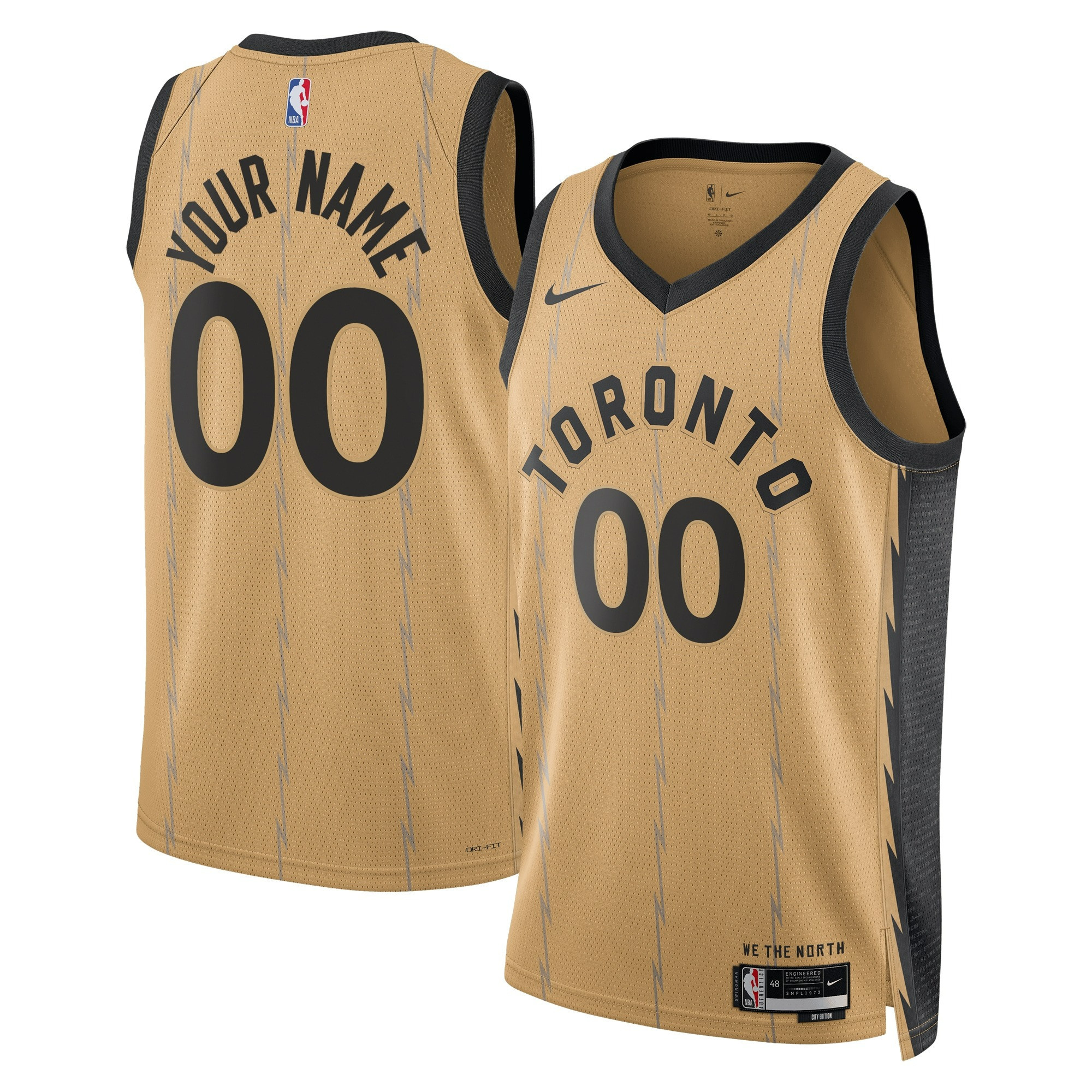 Toronto Raptors 2023/24 Swingman City Edition Custom Jersey – All Stitched