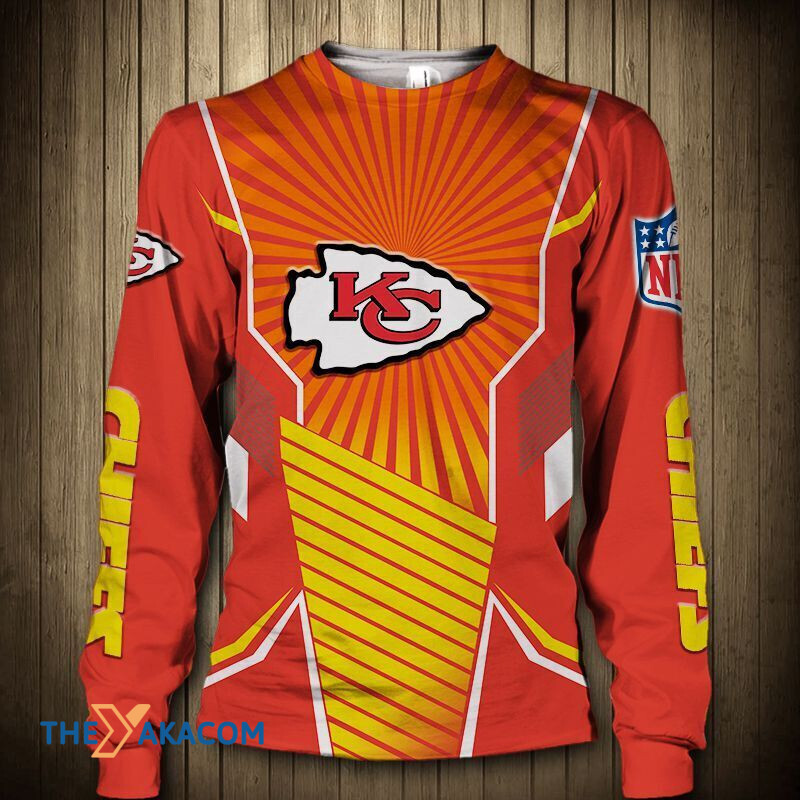 Kansas City Chiefs For Fan Gift Sweatshirt Long Sleeve Crewneck Casual Pullover Top