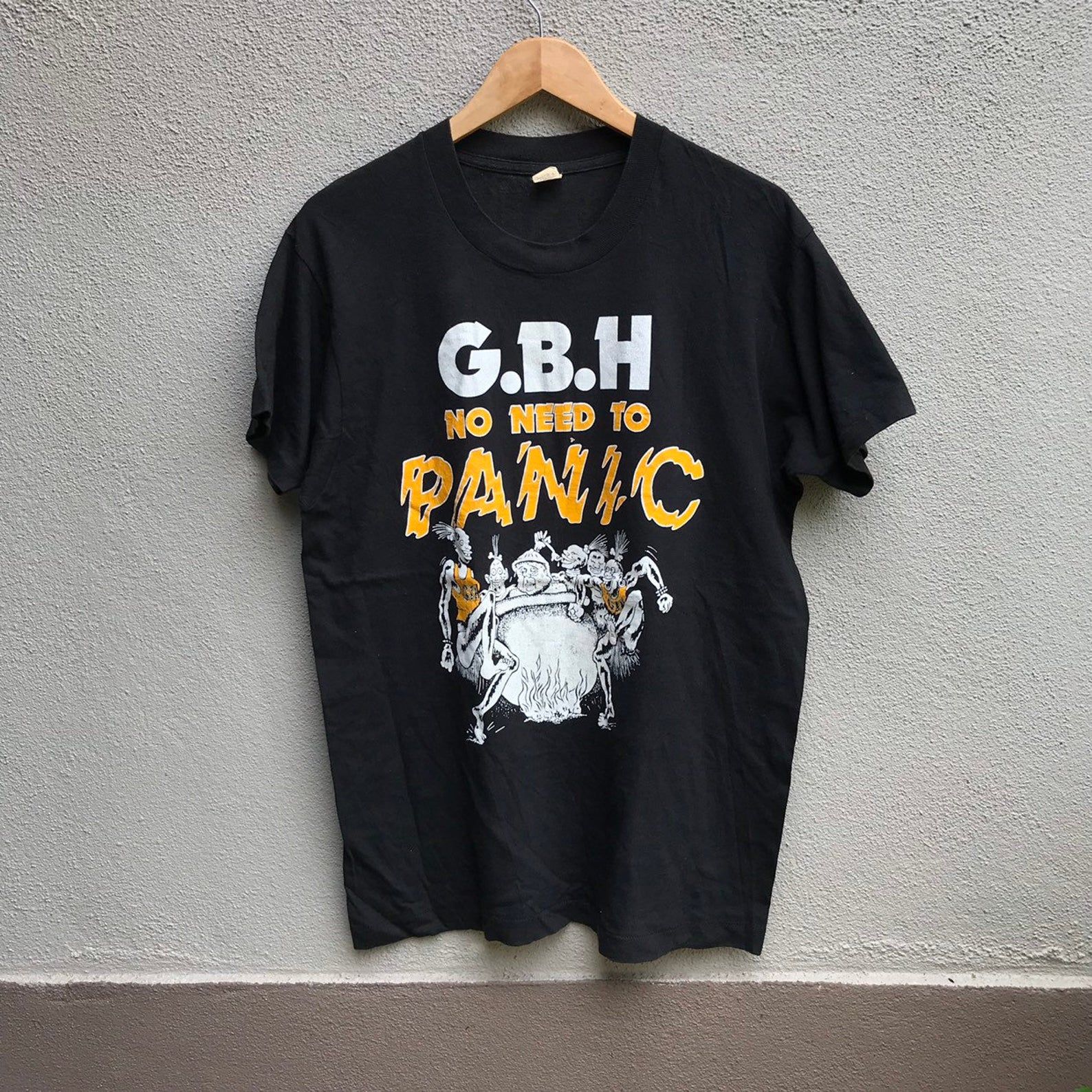 Vintage Rare Charged Gbh Band Punk Tee