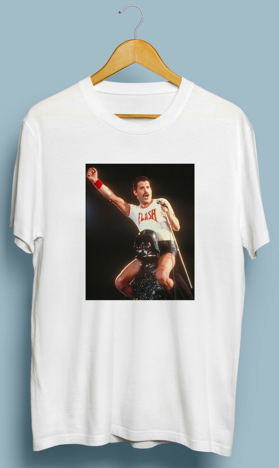 Vintage Queen Freddie Mercury Flash Gordon Live Concert Tshirt