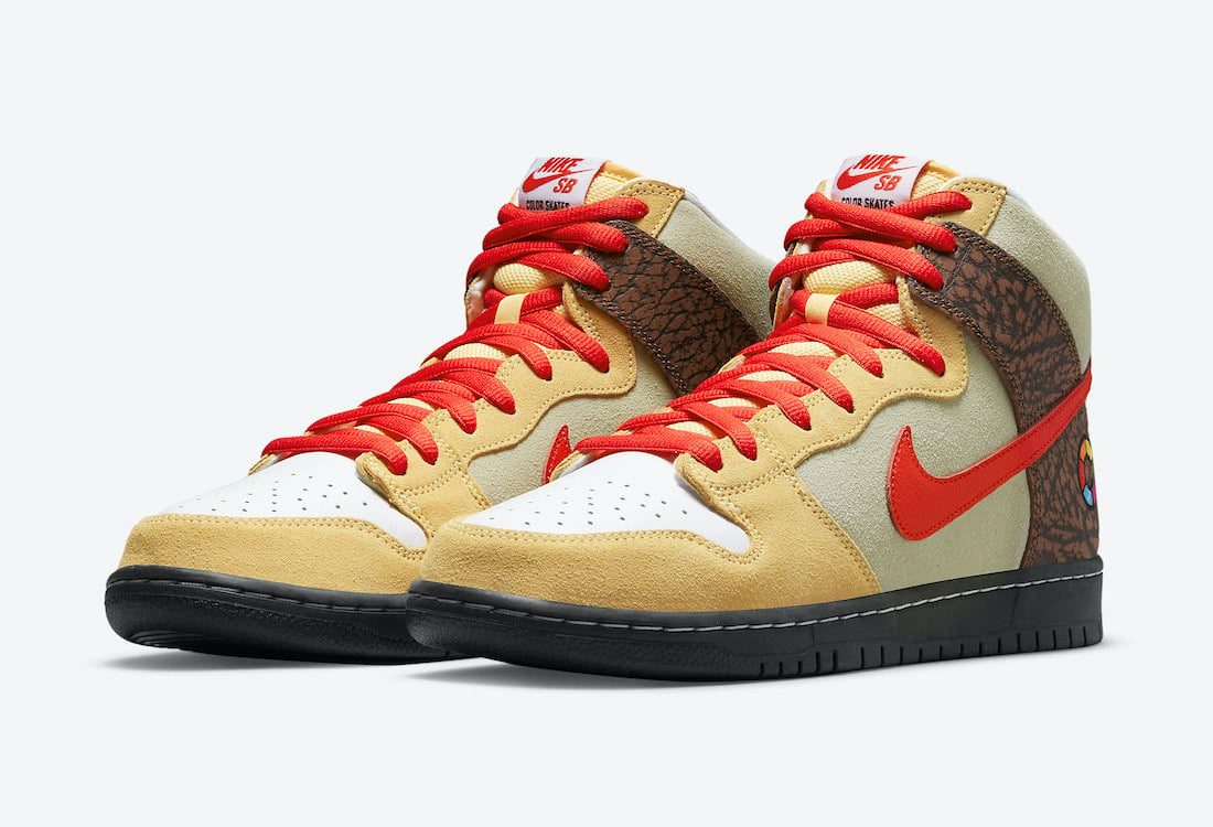 Nike Color Skates x Dunk High SB ‘Kebab and Destroy’ Shoes Sneakers PR-462338