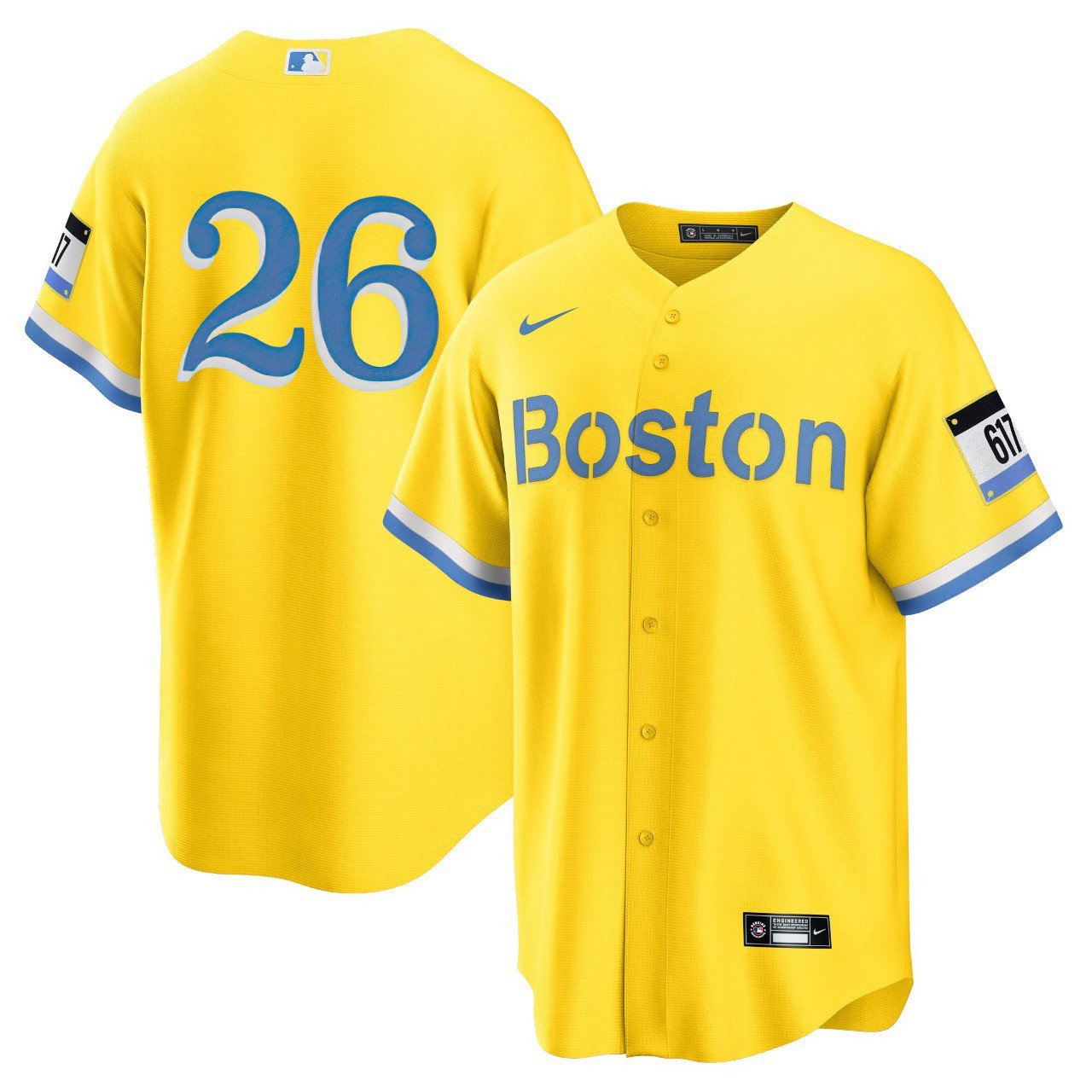 Wade Boggs Boston Red Sox City Connect Jersey – All Stitched