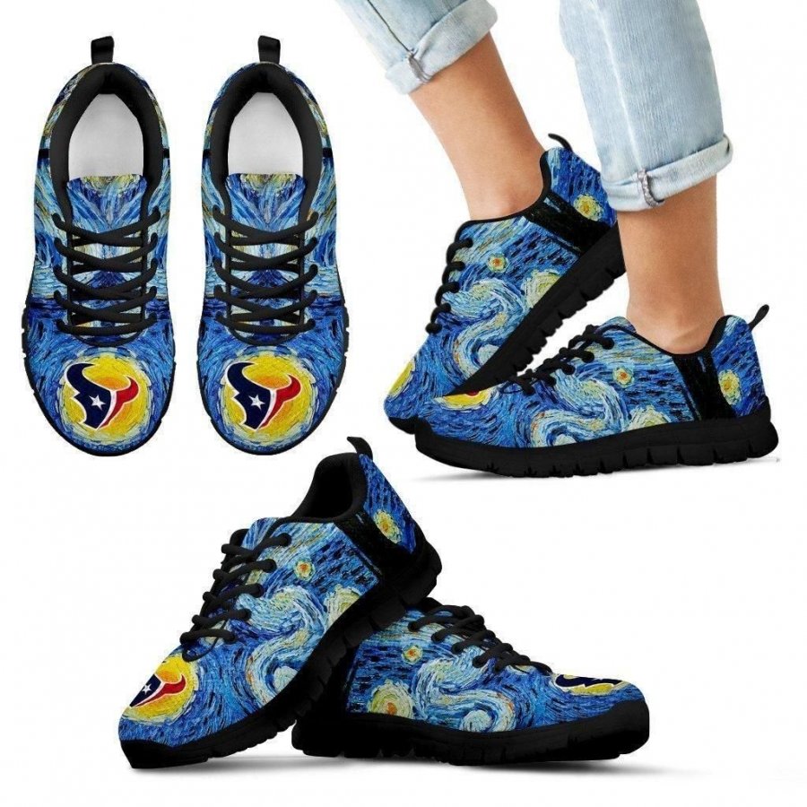 Sky Style Art Nigh Exciting Houston Texans Sneakers #779