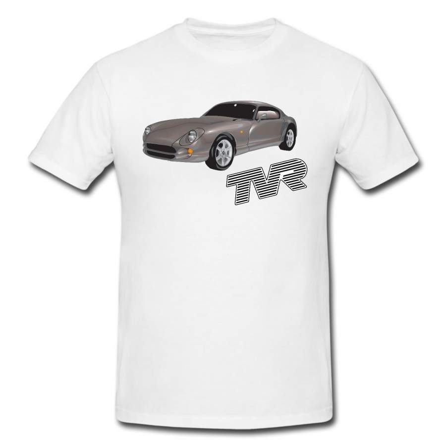 TVR Cerbera Car Vintage Classic Retro Printed Design T Shirt Tee