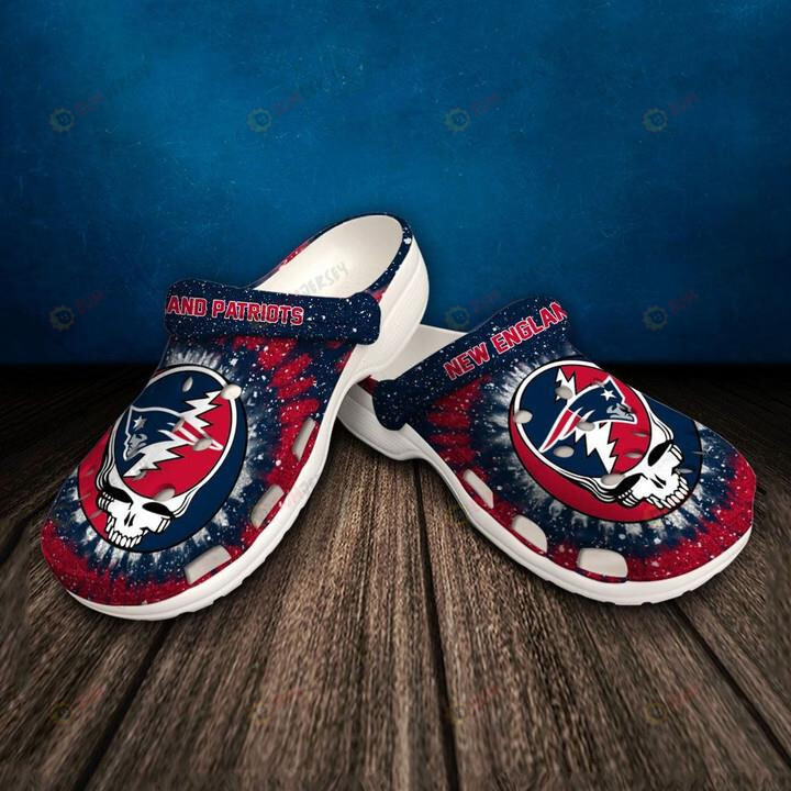 New England Patriots Navy Red Crocband Crocs Clogs – Aop Clog