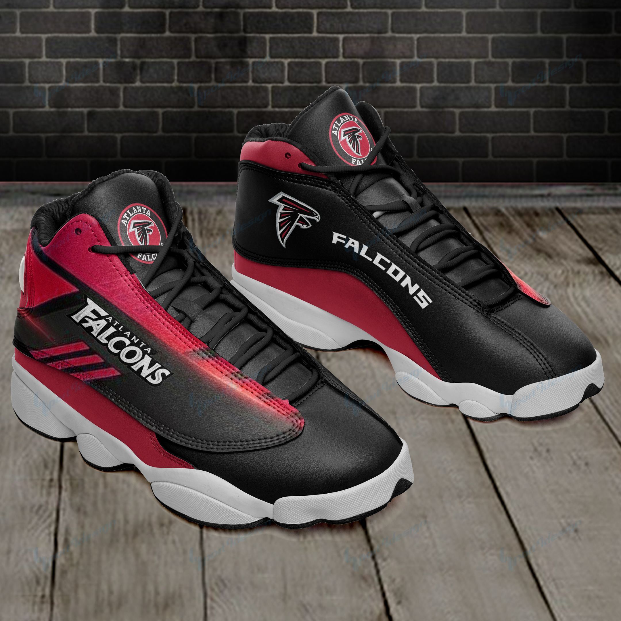 Atlanta Falcons Air JD13 Sneakers 425