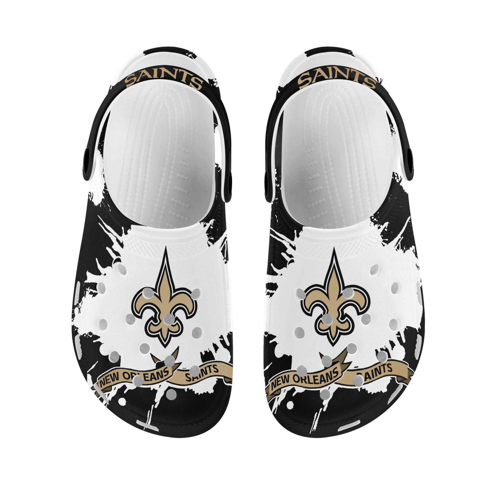 New Orleans Saints Crocs Shoes No 02