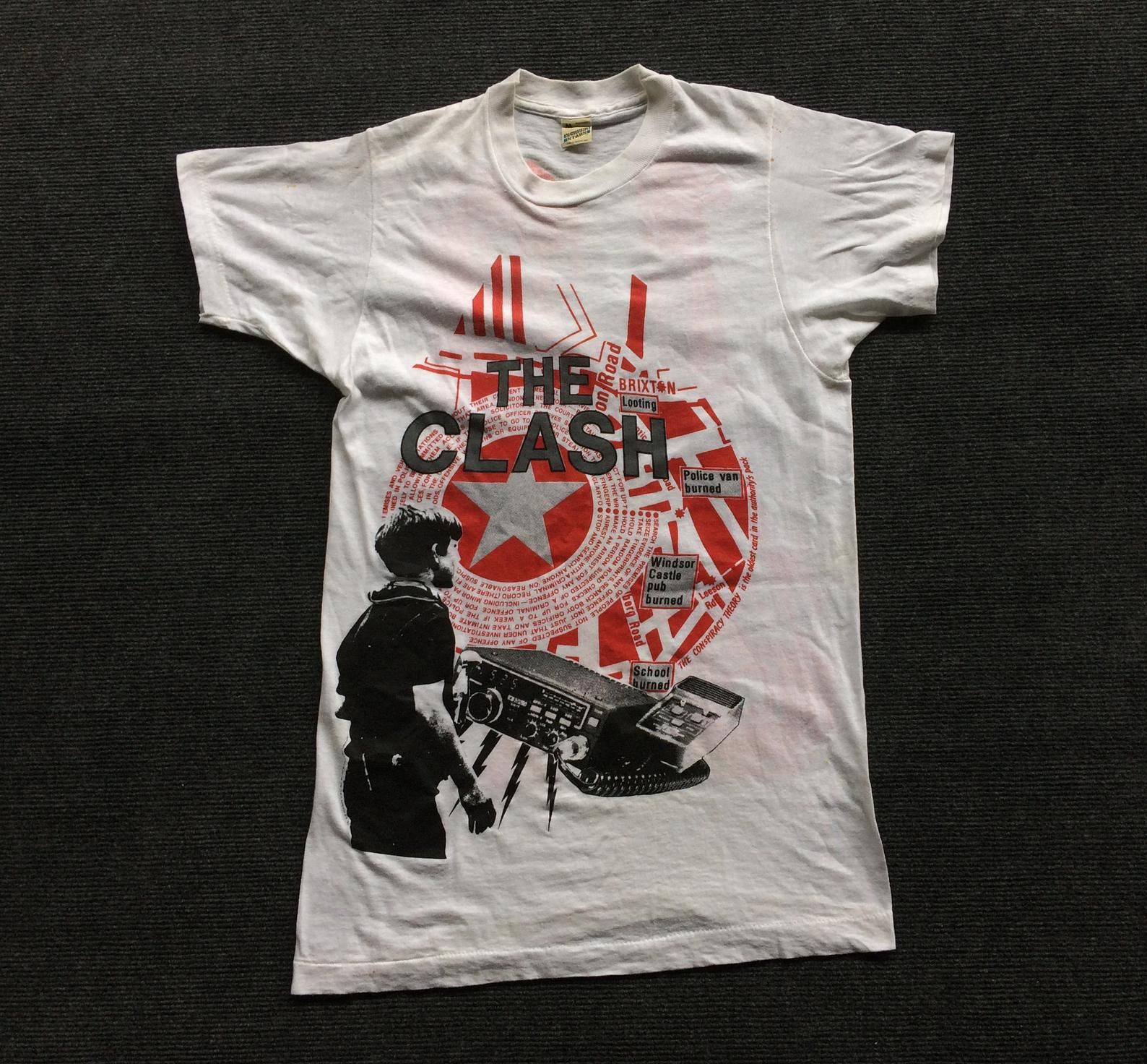 Vintage The Clash 1984 Out Of Control Tour Promo Rare Control T Shirt