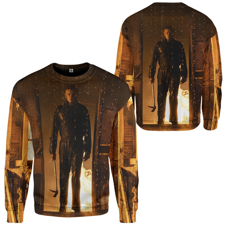 Halloween Friday The 13Th Michael Myers Ugly Christmas Sweater – All Over Print 3D Sweater