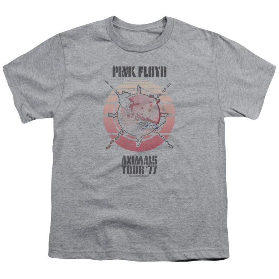 Pink Floyd Special Order Animals Tour 77 Youth 18/1 100% Cotton Short-Sleeve T-Shirt