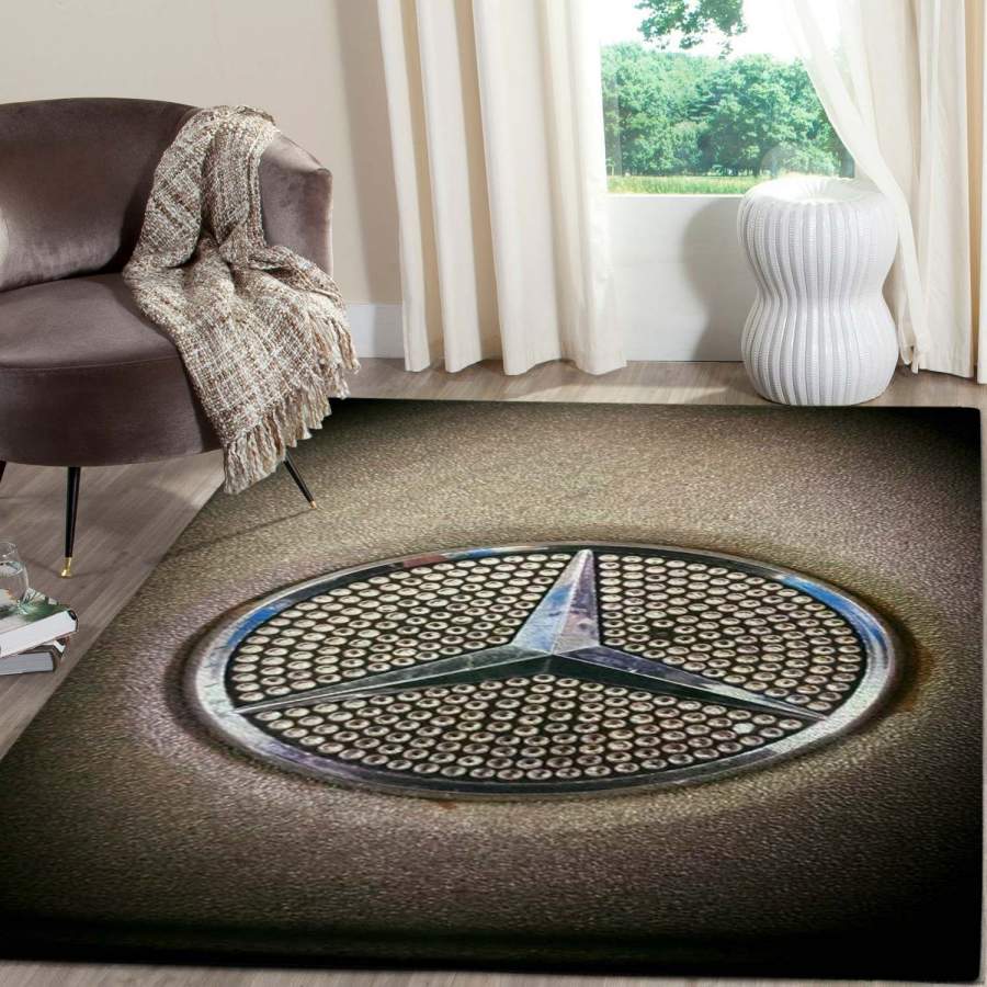 Mercedes Logo SuperCars Area Rugs Living Room Carpet FN161203 Local Brands Floor Decor The US Decor