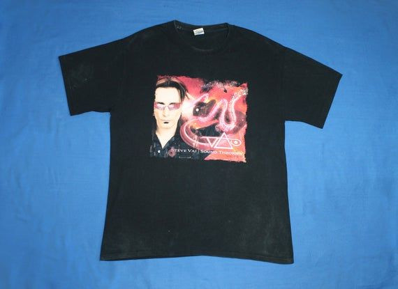 2007 Steve Vai Shirt Sound Theories Tour Shirt Instrumental Rock Experimental Rock Hard Rock Progressive Rock Heavy Metal Men S Shirt