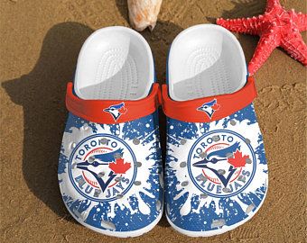 Toronto Blue Jays Crocband Clog Clog Comfortable For Mens And Womens Classic Clog Water Shoes Toronto Blue Jays Crocs