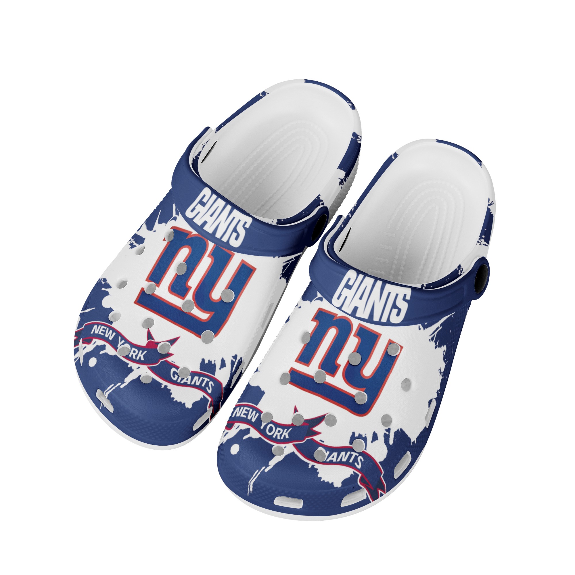 New York Giants Shoes Cute Style#1 Crocs Shoes For Fans