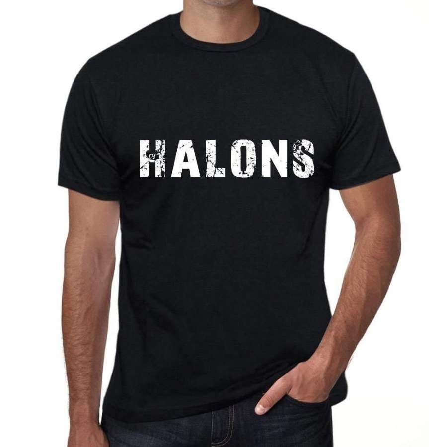 One in the City Halons Mens Vintage T Shirt Black Birthday Gift 00554