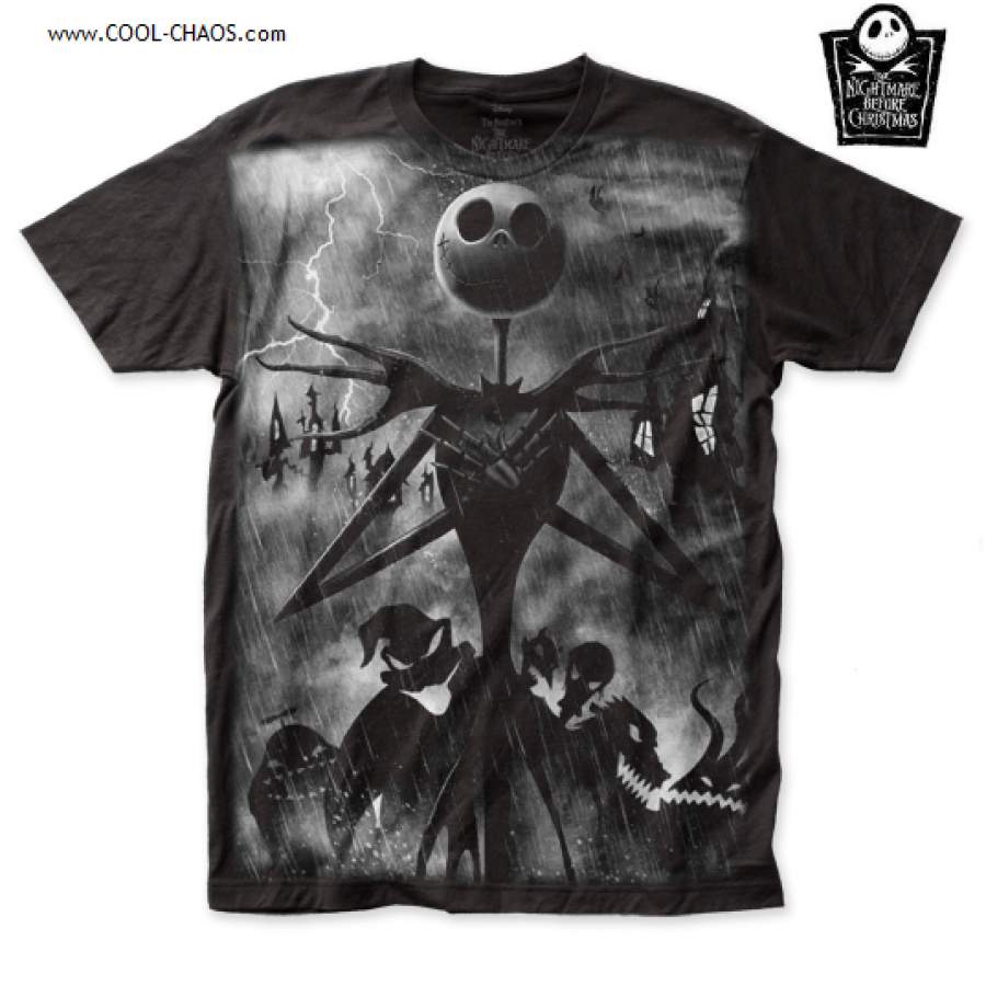 A nightmare before Christmas T-Shirt / Jack Skellington Subway Art Tee