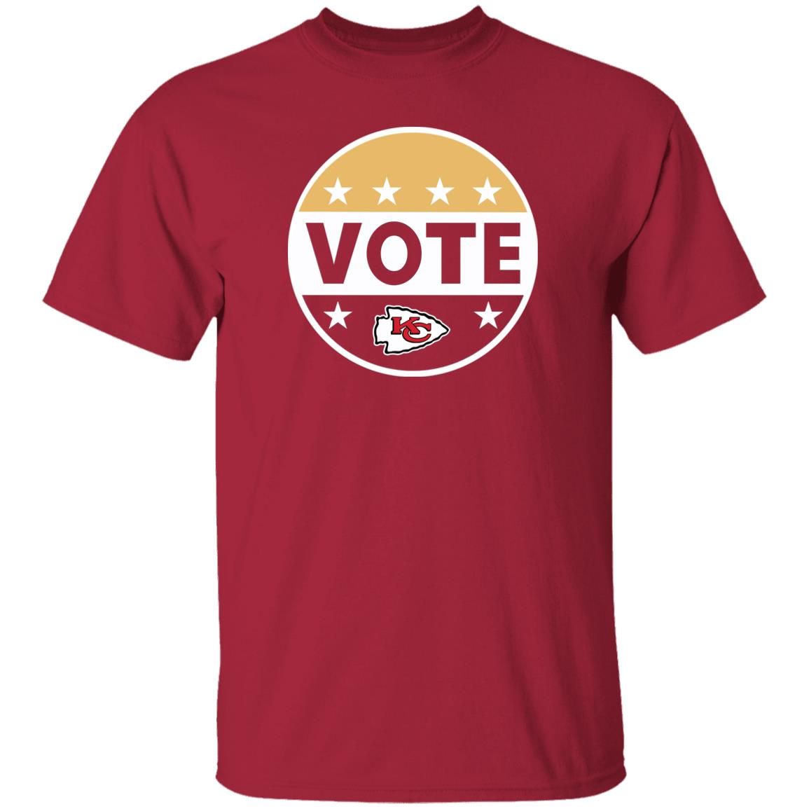 Chief Vote Shirt Kansas City Chiefs Vote T Shirt Red