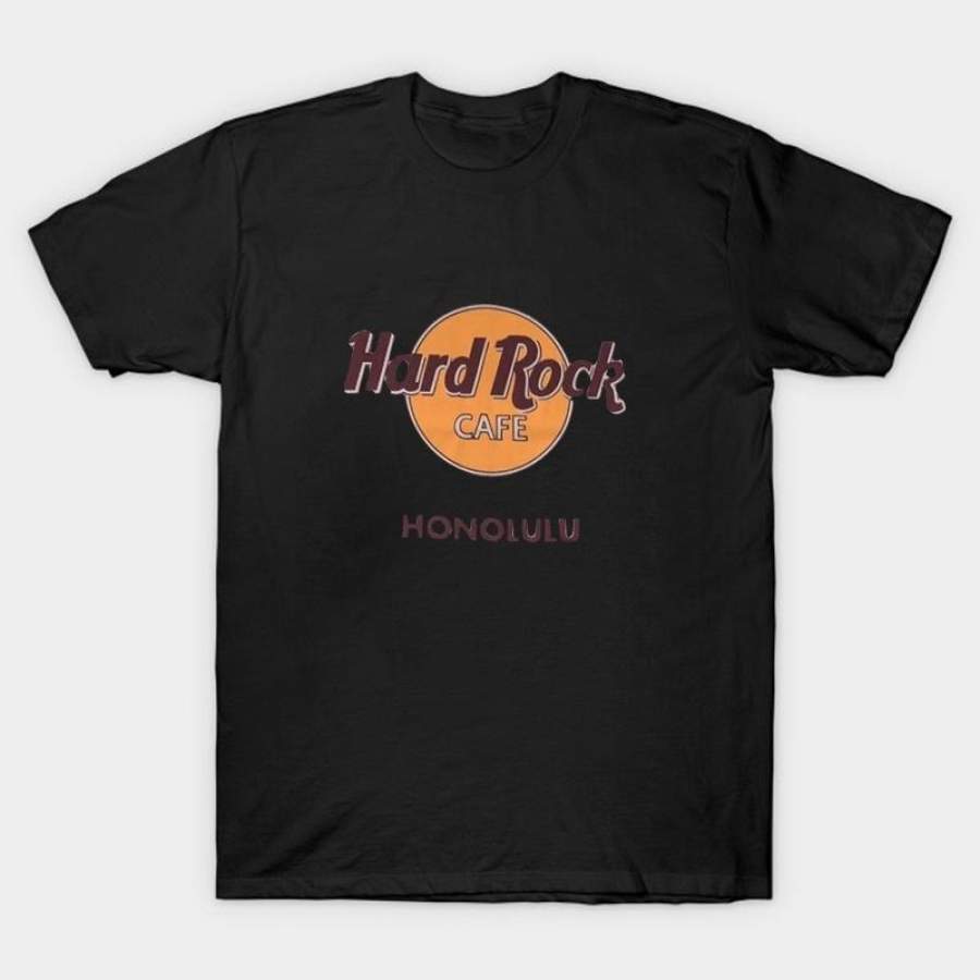 Hard Rock Cafe T Shirt Vintage Tshirt Honolulu 80S Nos Hawaii Single Stitch Tee Top Clothing