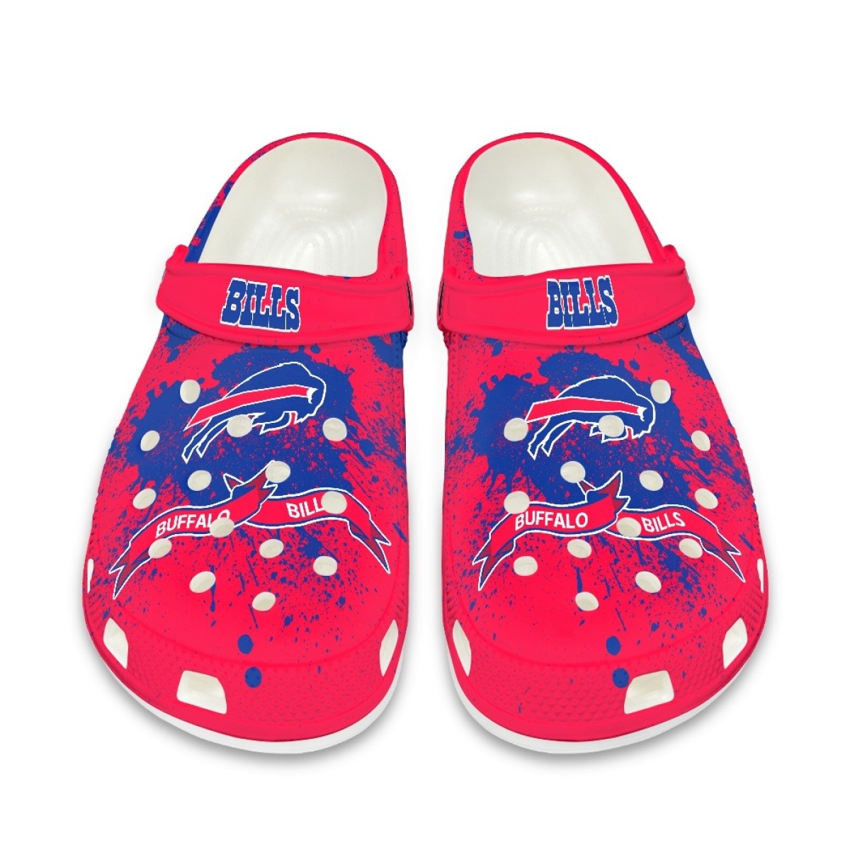 Buffalo Bills Crocs Shoes Cute Style#3 Shoes For Fans