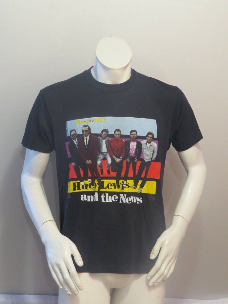 Huey Lewis And The News Vtg Hard At Play Tour 1991 Shirt