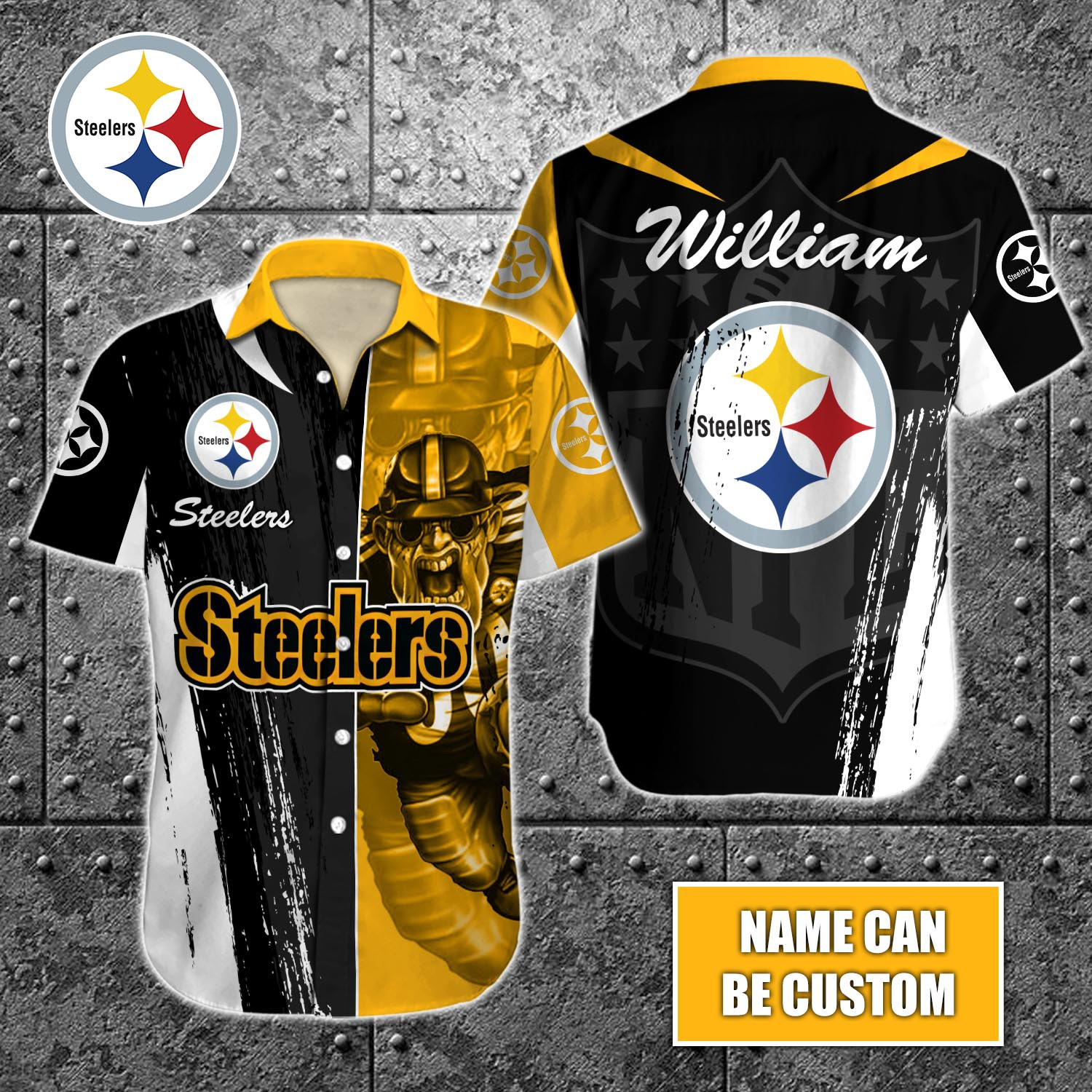 Pittsburgh Steelers Nfl-Hawaiian Shirt Custom T-40919