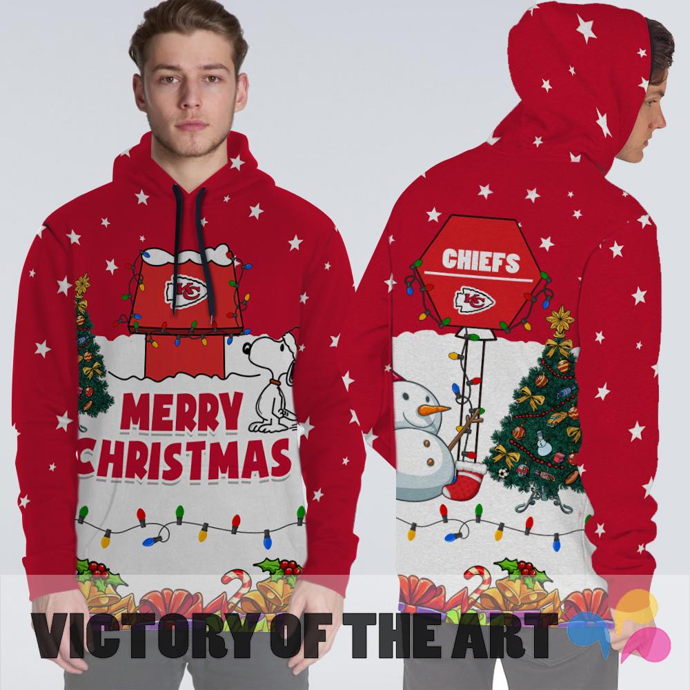 Funny Merry Christmas Kansas City Chiefs Hoodie 2019