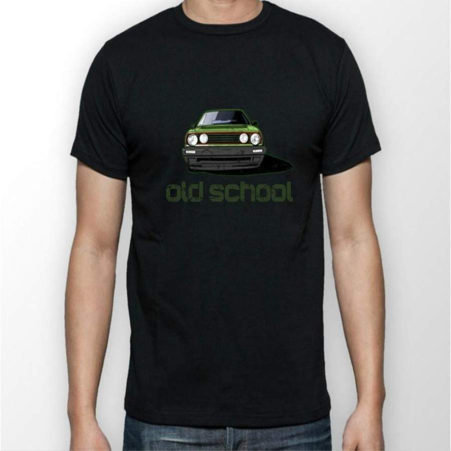 Vintage Car Men’S T Shirt Golf Gti Mk2