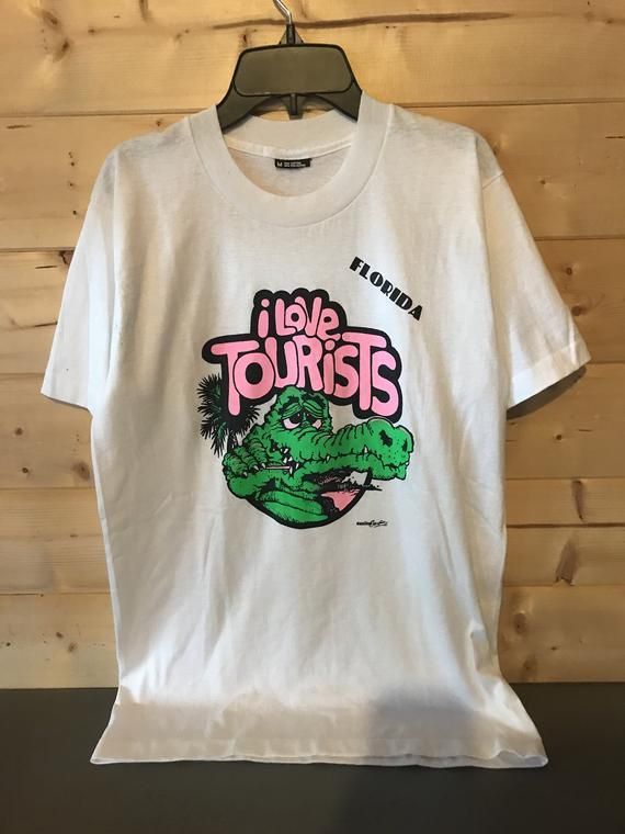 Vintage Incredible 1980 s Florida Tourist Cartoon shirt 50 50 shirt Us shirt