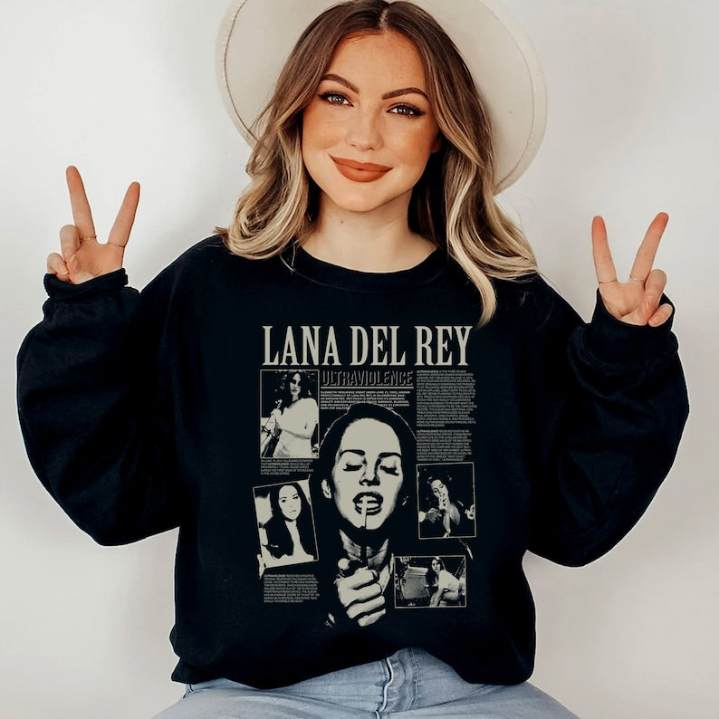 Lana Del Rey Vintage Sweatshirt, Hoodie Unisex T-Shirt