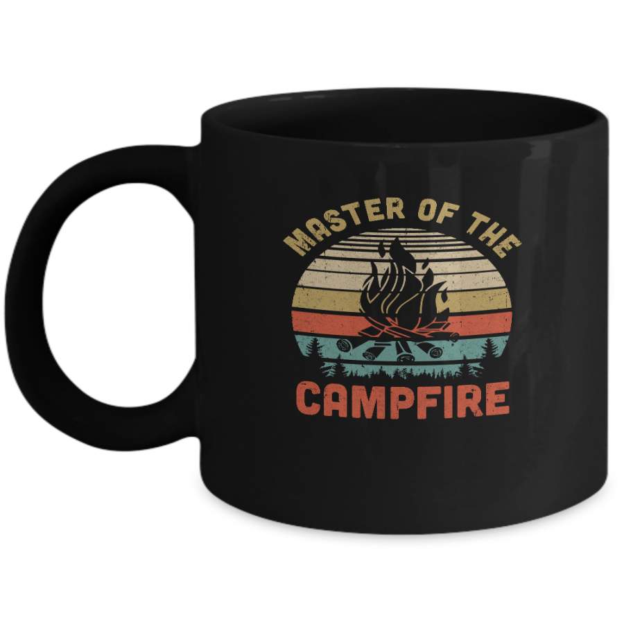 Camping Master Of The Campfire Vintage Camper Mug