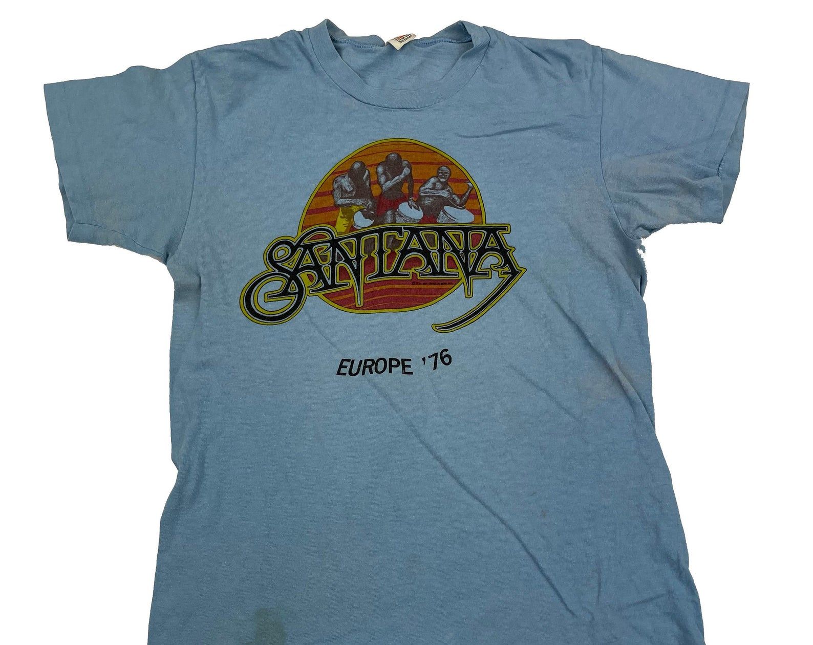 Vintage Santana 1976 European Tour T-shirt