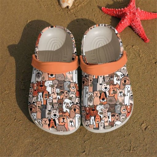 Vet Tech Animal Doodles Sku 2566 Personalized Name Clog Shoes