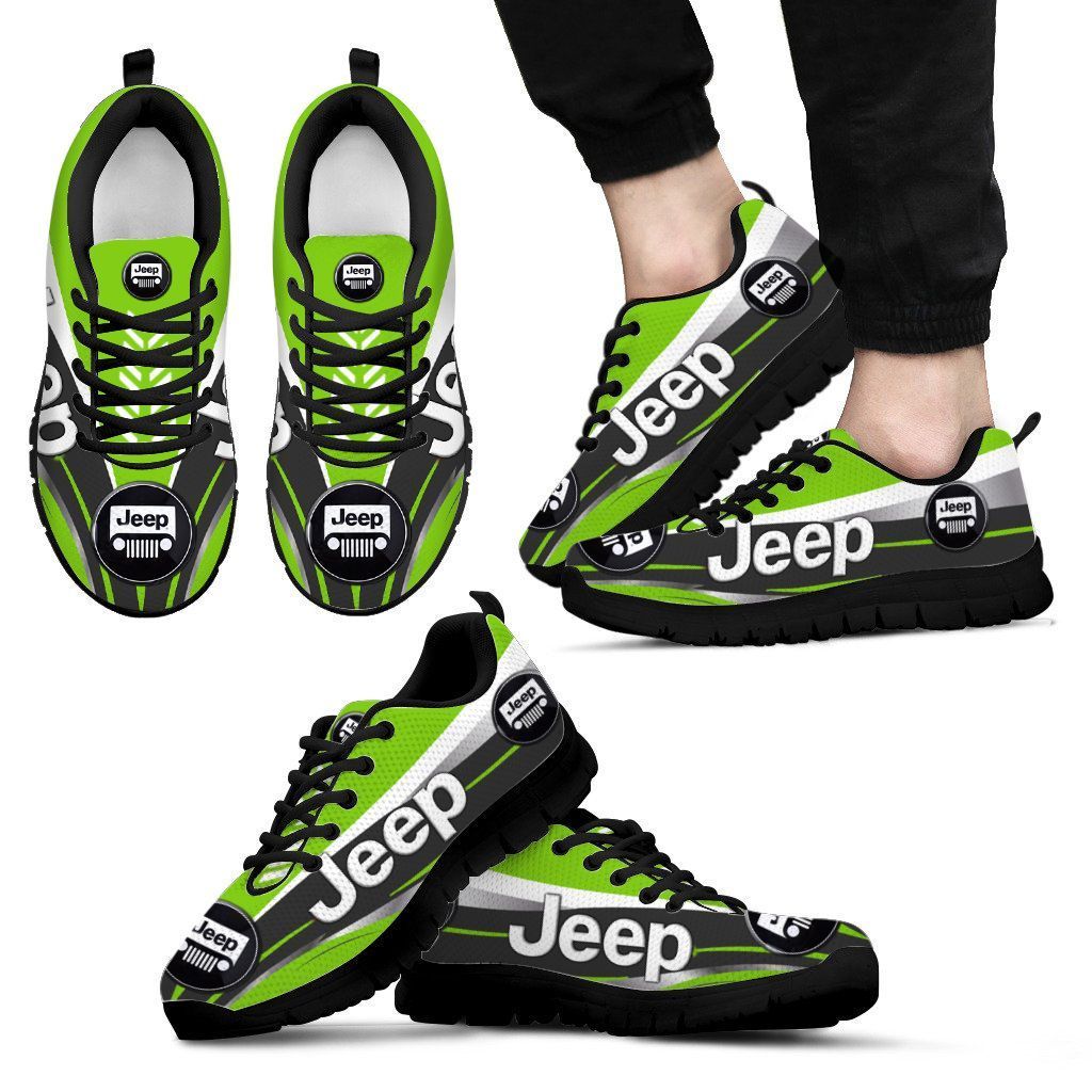 3D Printed Jeep Lph Sneakers Ver 4 For Men & Women (Green)