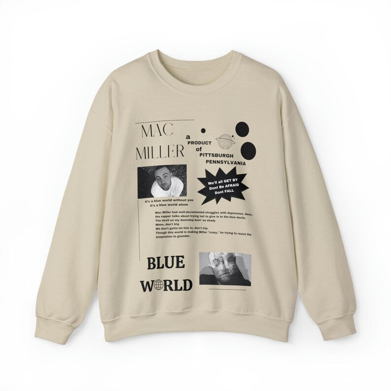 Mac Miller Unisex Heavy Blend™ Crewneck Sweatshirt