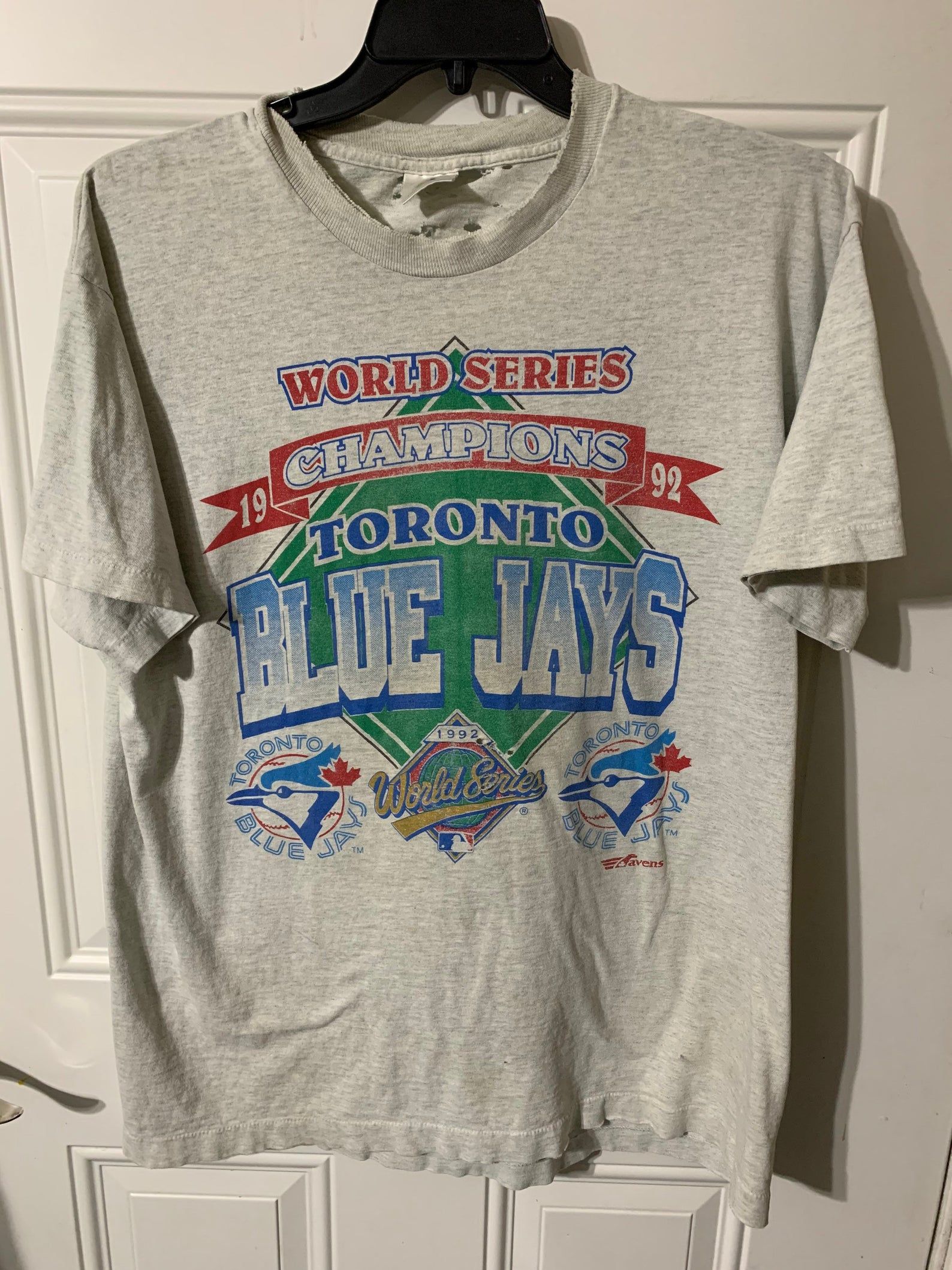 Vintage 1992 Toronto Blue Jays Champions World Series T-Shirt