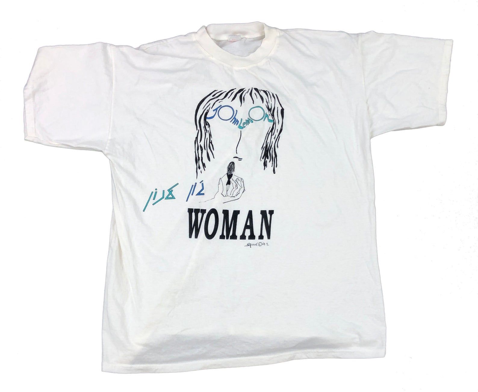 Vintage John Lennon Woman T-shirt