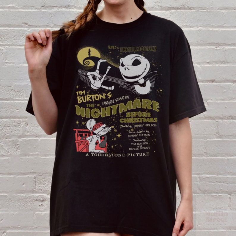 Retro The Nightmare Before Christmas Shirt, Jack Skellington Shirt, Disney Halloween Shirt, Nightmare Pumpkin, Tim Burton Shirt, Jack Shirt