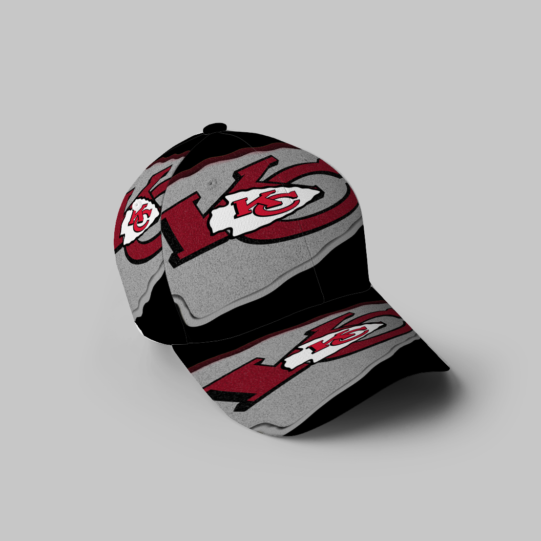 Kansas City Chiefs Emblem V2 3D Printing Baseball Cap Classic Hat