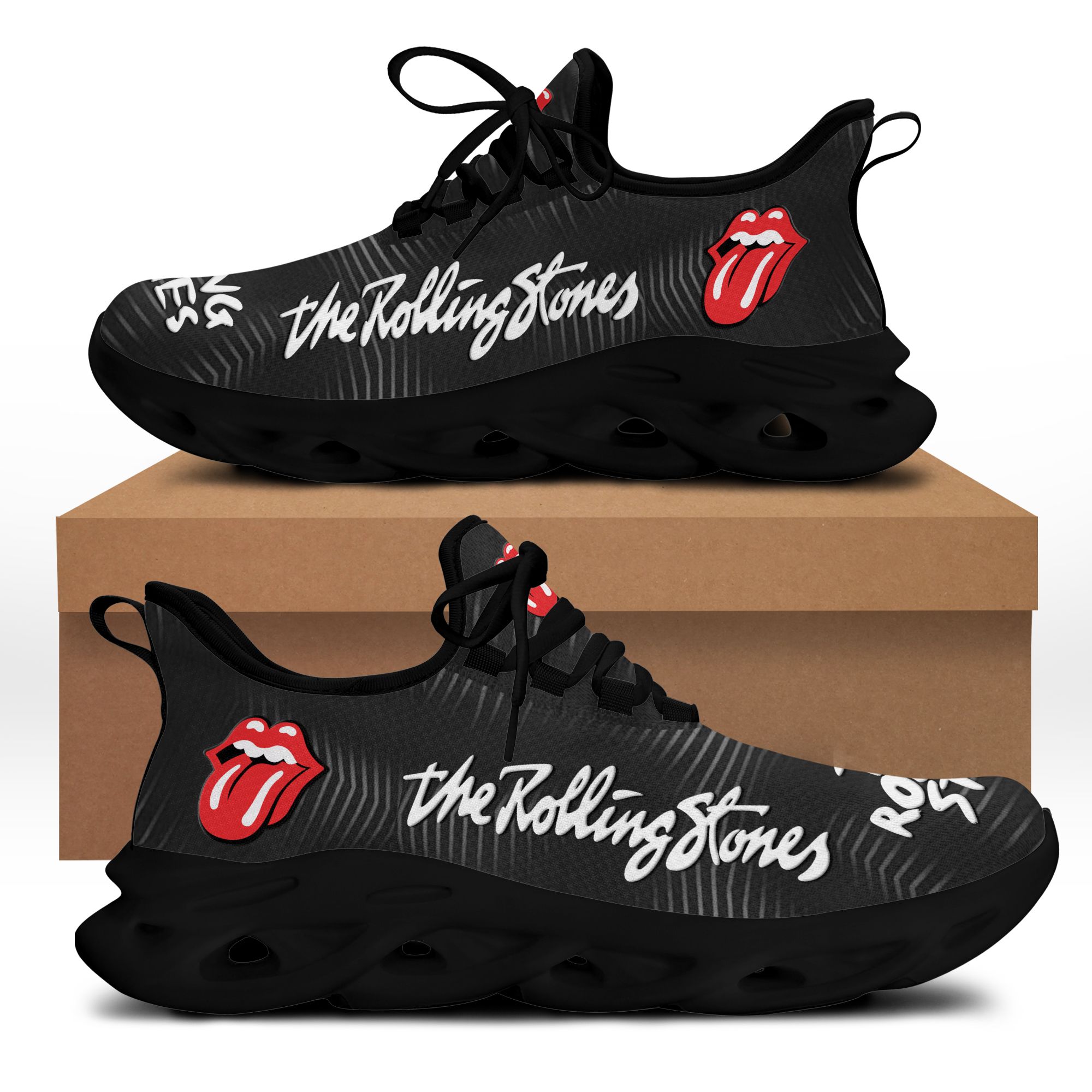 The Rolling Stones NTH-NH BS Running Shoes Ver 2 (Grey)