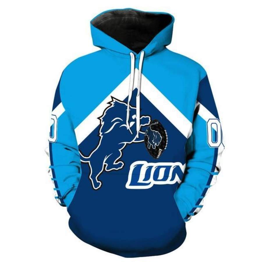 Detroit Lions 3D Hoodie