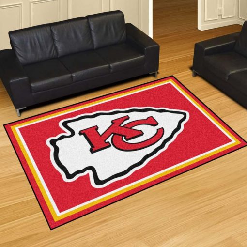 Kansas City Chiefs Logo Custom Area Rug Carpet Full Sizes Home Living Rugs Carpet Decor