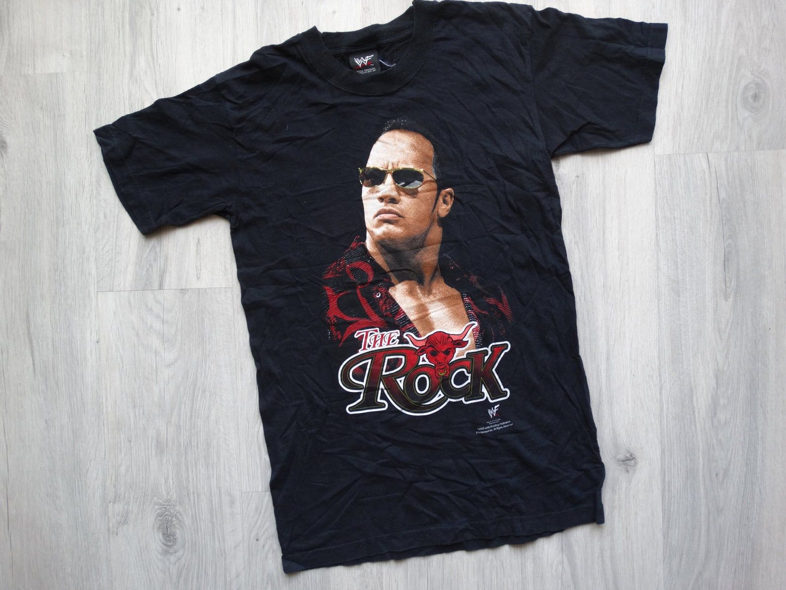 Vintage 2000 Dated Dwayne The Rock Johnson Wwe Shirt Vintage Wrestlemania Undertaker Wwe Hulk Hogan John Cena Dwayne ‘the Rock’ Johnson