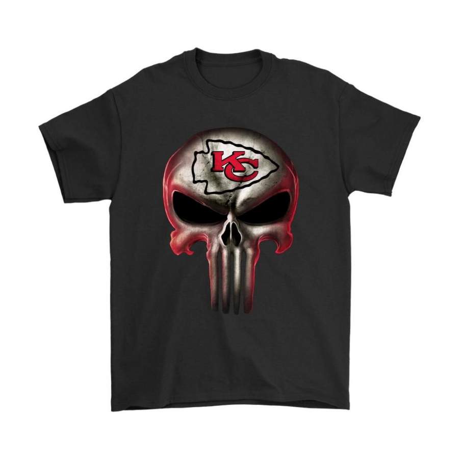 Kansas City Chiefs The Punisher Mashup Football Shirts T-shirt All Over Print For Unisex