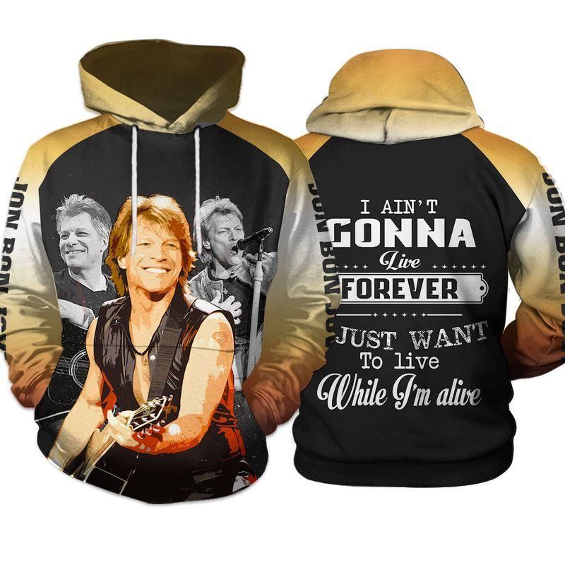 Jon Bon Jovi Hoodie 3D S 5Xl Cotton  &hellip;
