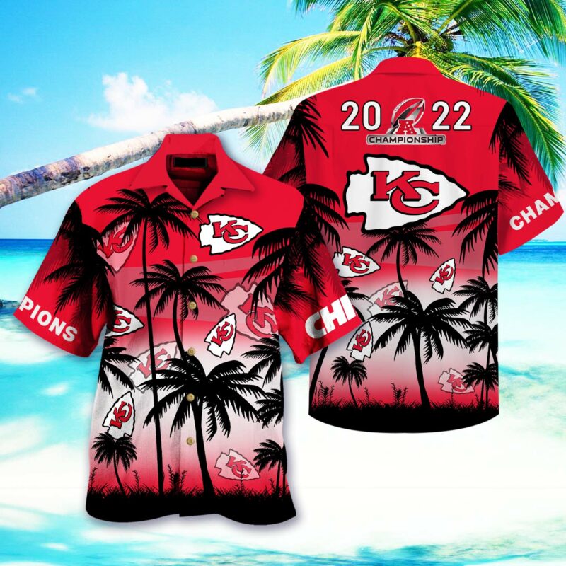 Kansas City Chiefs Champions Afc 2022 Hawaiian Shirt