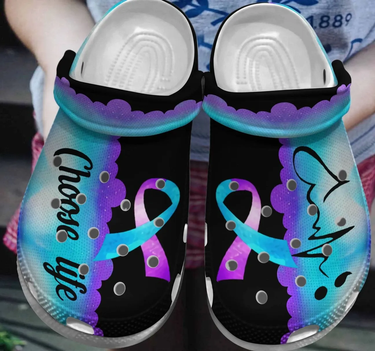 Suicide Prevention Personalized Clog …
