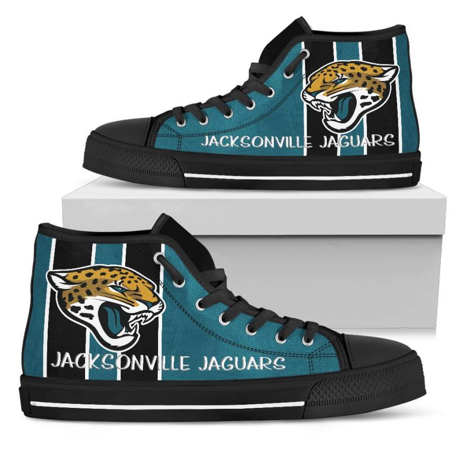 Steaky Trending Fashion Sporty Jacksonville Jaguars High Top Shoes