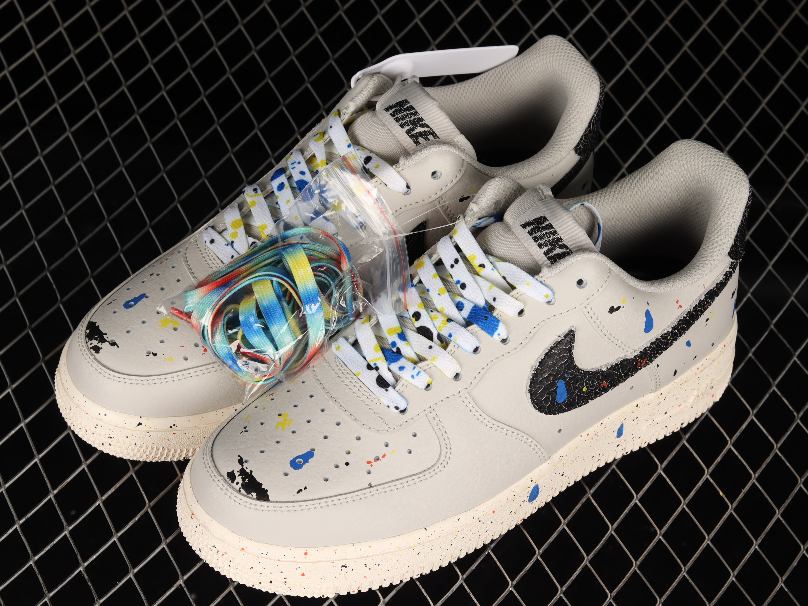 Nike Air Force 1 ’07 LV8 ‘Paint Splatter’ Shoes Sneakers SNK844819445