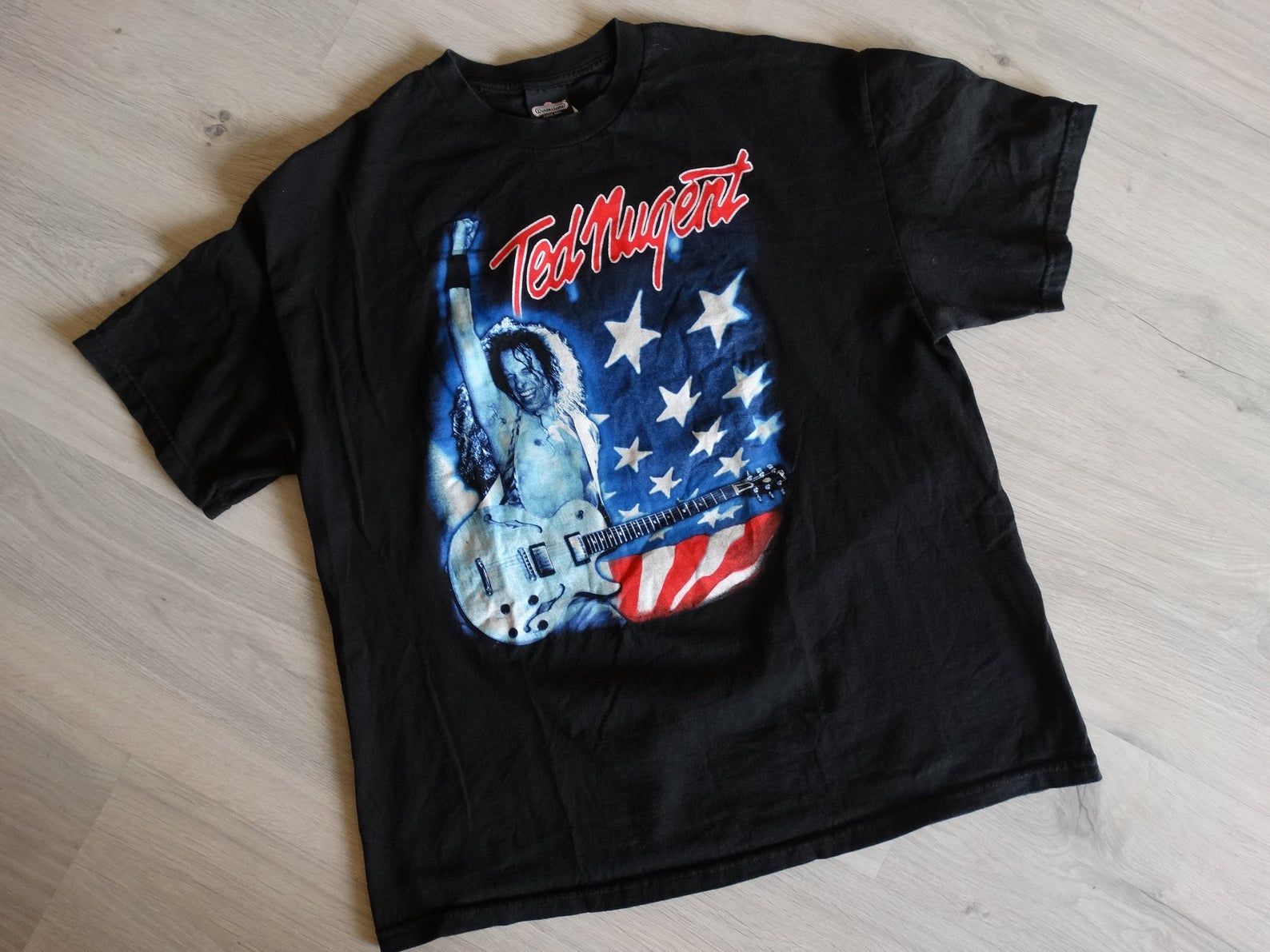 Vintage Ted Nugent Shirt -alice Cooper- Rock-lemmy-vince Neil-ozzy Osbourne-bob Seger-sammy Hagar -rob Halford